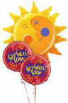 Sunshine Bouquet 3 Balloons